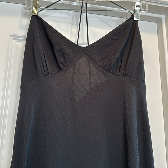 Madewell‎ Layton Midi Slip Dress in black size 12 - Picture 4 of 10